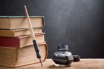 A tinta y os tinteros